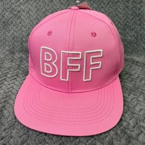 American Crown Pink BFF Embroidered Baseball Cap Hat Adjustable New